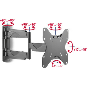 Кронштейн для ТВ наклонно-поворотный MAUNFELD MTM-2342FM