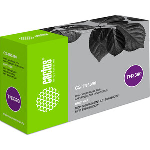 Картридж Cactus CS-TN3390 TN-3390 black ((12000стр.) для Brother DCP-8250/8250DN/HL6180/618) (CS-TN3390)