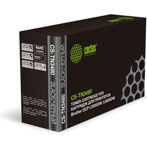 Картридж Cactus CS-TN3480 black ((8000стр.) для Brother DCP L5500DN/ L6600DW) (CS-TN3480)