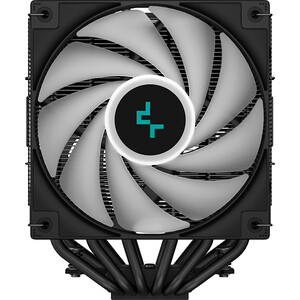 Кулер для процессора DeepCool AG620 BK ARGB (LGA1200/1700/115X/AM5/AM4, TDP 260W, PWM, ARGB Fan 2x120mm, 6 теп. труб) (R-AG620-BKANMN-G-2)