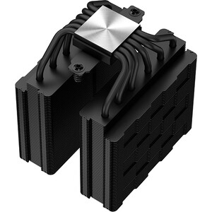 Кулер для процессора DeepCool AG620 BK ARGB (LGA1200/1700/115X/AM5/AM4, TDP 260W, PWM, ARGB Fan 2x120mm, 6 теп. труб) (R-AG620-BKANMN-G-2)
