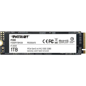 Накопитель PATRIOT SSD 1Tb P300 PCI-E NVME M.2 (P300P1TBM28)