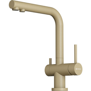 Смеситель для кухни Omoikiri Nagano-CH-P с подключением фильтра, шампань (4974081)