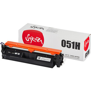 Картридж Sakura 051H для Canon, черный, 4000 к.