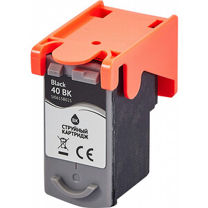Картридж Sakura 0615B025 (40 BK) для Canon, черный, 18 мл., 380 к.