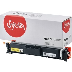 Картридж Sakura 069Y (5091C002) для Canon I-Sensys LBP673Cdw/ MF750C, желтый, 1900к.