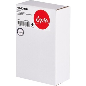 Картридж Sakura 2885C001 ( PFI-120 BK) для Canon, черный, 130 мл.