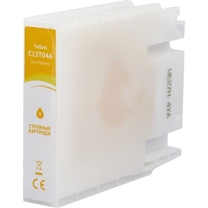 Картридж Sakura C13T04A440 (C13T04A Y) для Epson, желтый, 85 мл., 8000 к.