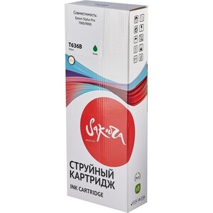 Картридж Sakura C13T636B00 (T636B Green) для Epson, зеленый, 700 мл.