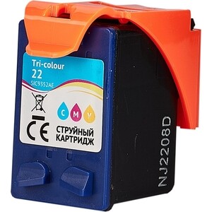 Картридж Sakura C9352AE (№22 Tri-colour) для HP, триколор, 11,4 мл., 180 к.