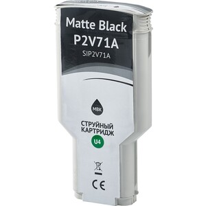Картридж Sakura P2V71A (№730 Matte Black) для HP, черный матовый, 300 мл.