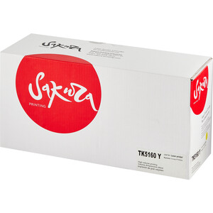 Картридж Sakura TK5160Y (1T02NTANL0) для Konica Minolta, желтый, 16000 к.