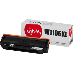 Картридж Sakura W1106XL для HP, черный, 5000 к.