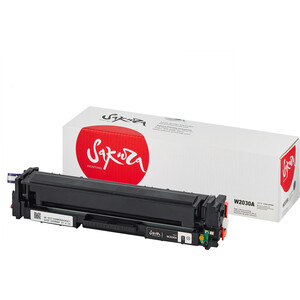 Картридж Sakura W2030A (415A) для HP, черный, 2400 к.