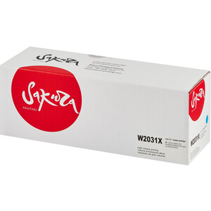 Картридж Sakura W2031X (415X) для HP, голубой, 6000 к.