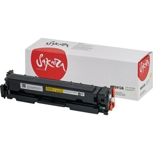 Картридж Sakura W2412A для HP, желтый, 850 к.