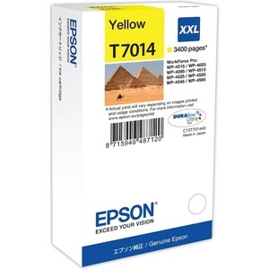 Картридж Epson WP 4000/4500 series Ink XXL Cart желтый 3.4k