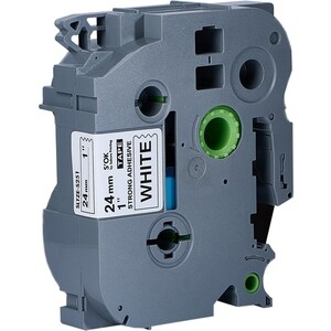 Кассета с лентой Sakura TZES251 для Brother, черный на белом, 24мм/8м, наклейка