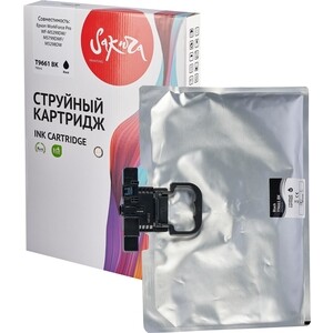 Контейнер с чернилами Sakura C13T966140 (T9661 BK) для Epson, черный, 795 мл., 40000 к.