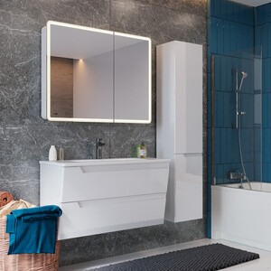 Пенал Lemark Miano 35х170 правый, белый глянец (LM06M35P)