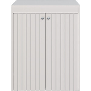 Шкаф Lemark Romance 60х75 с корзиной для белья, белый глянец (LM07R35N-SH)