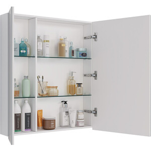 Зеркальный шкаф Lemark Universal 70х80 белый глянец (LM70ZS-U)