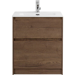 Тумба с раковиной BelBagno Kraft-39 70х39 Rovere Tabacco (KRAFT39-700/390-2C-PIA-RT, BB700/390ETL)