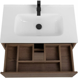 Тумба с раковиной BelBagno Kraft 80х46 Rovere Tabacco (KRAFT-800-2C-PIA-RT, BB800ETL)