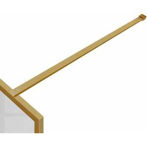 Душевая перегородка Vincea Walk-In HP Art 90х200 прозрачная/рифленая, золото (VSW-1HC900CFBG)