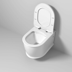 Унитаз подвесной безободковый Grossman Retro с сиденьем микролифт, белый (GR-4482S)