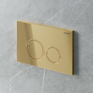 Кнопка смыва Grossman Galaxy 700.K31.01.300.300 золото глянцевая