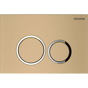 Кнопка смыва Grossman Galaxy 700.K31.01.310.310 золото матовая