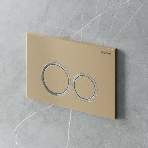 Кнопка смыва Grossman Galaxy 700.K31.01.310.310 золото матовая