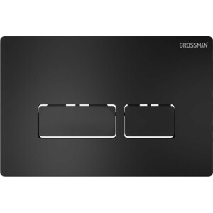 Кнопка смыва Grossman Pragma 700.K31.03.210.210 черная матовая