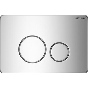 Кнопка смыва Grossman Style 700.K31.05.10M.10M хром глянцевая