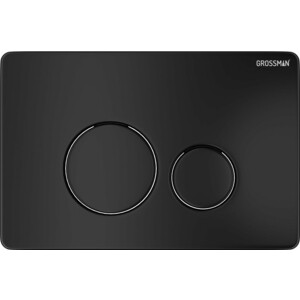 Кнопка смыва Grossman Style 700.K31.05.21M.21M черная матовая