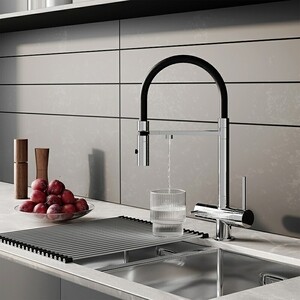 Смеситель для кухни IDDIS Ace с подключением фильтра, хром (ACESBFFi05)