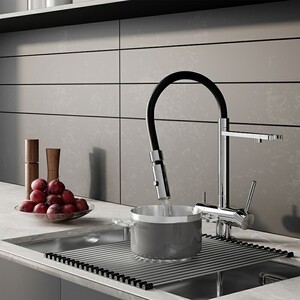 Смеситель для кухни IDDIS Ace с подключением фильтра, хром (ACESBFFi05)