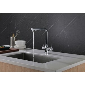 Смеситель для кухни Abber Emotion с подключением фильтра, хром (AF8814)