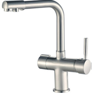 Смеситель для кухни Haiba HB088-5 с подключением фильтра, нержавеющая сталь (HB70088-5)