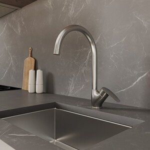 Смеситель для кухни Milardo Rora сатин (RORBN0JM05)