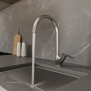 Смеситель для кухни Milardo Rora сатин (RORBN0JM05)