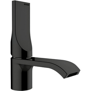 Смеситель для раковины Bossini Apice с донным клапаном, черный матовый (E89600.073)