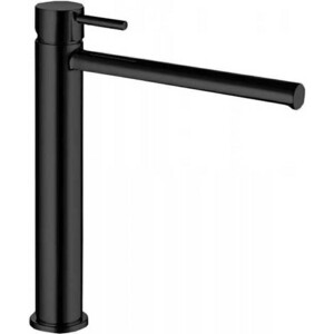Смеситель для раковины Bossini Oki с донным клапаном, черный матовый (Z005303.073)