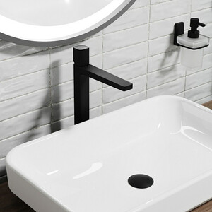 Смеситель для раковины Wasserkraft Nuthe черный матовый (9103H)