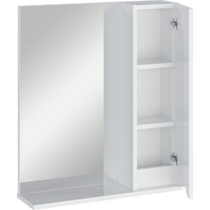 Зеркальный шкаф Sanstar Линни 60х70 белый (273.1-2.4.1.КАС)