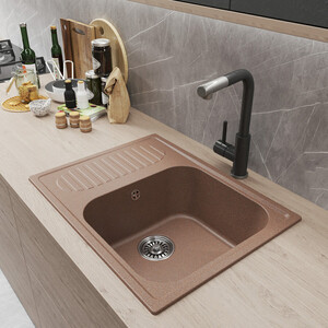 Кухонная мойка Mixline ML-GM18 NEW терракотовая 307