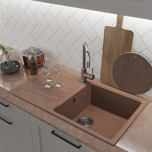 Кухонная мойка Mixline ML-GM20 NEW терракотовая 307