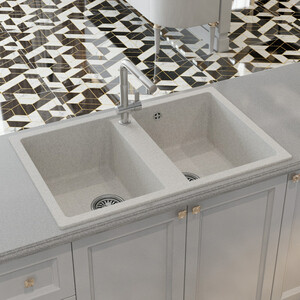 Кухонная мойка Mixline ML-GM23 NEW серая 310