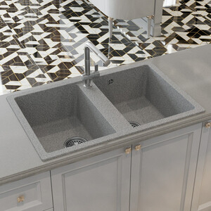 Кухонная мойка Mixline ML-GM23 NEW темно-серая 309